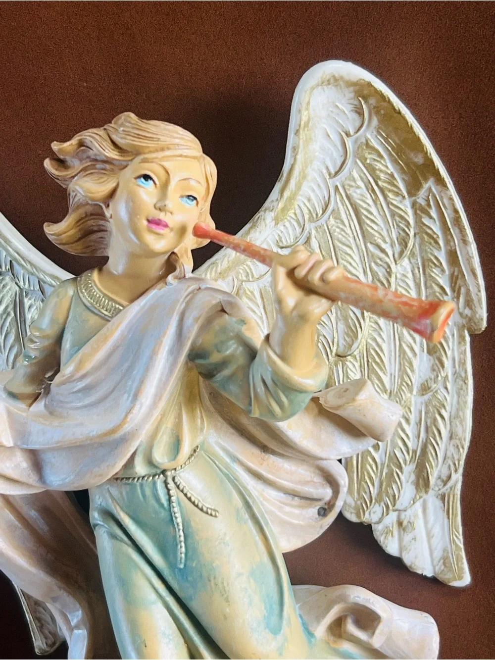 Vintage Angel Wall Plaques Made Italy Christmas Set 2